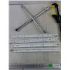 Image 5 : 18" Drawer Slides, 19" ToolTech Bar Clamp, Lug Wrench - PICK UP