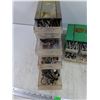 Image 3 : Stacking Hardware Organizers, Worm Clamps, Screws, Bolts, Hinges, Misc - PICK UP