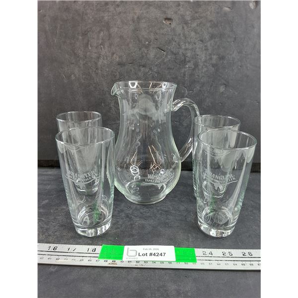 Wrangler Tanker Services LTD Glasses & Pitcher