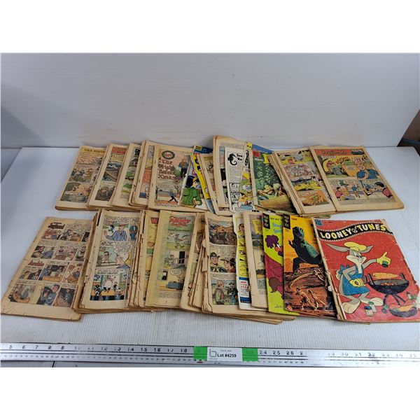 Vintage Assorted Comics - Looney Tunes, Betty & Me, Lassie - As Is