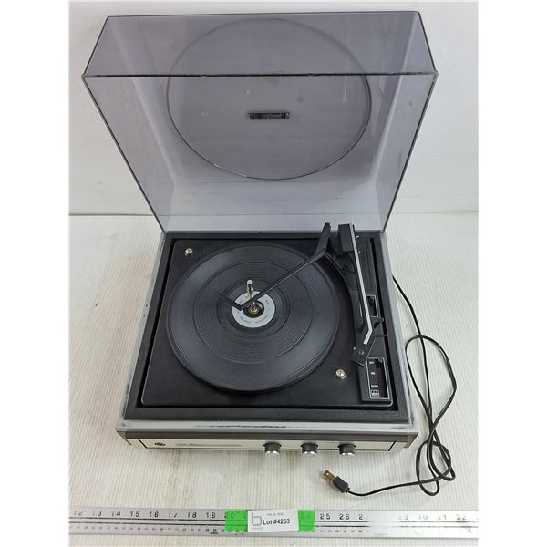 Vintage Sears Vinyl Record Player - Powers On, As Is - PICK UP