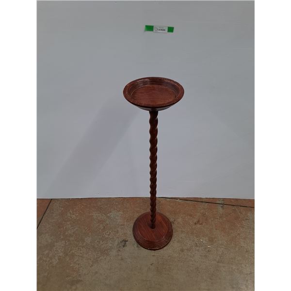 *38" Wooden Plant/Ashtray Stand, PICKUP ONLY
