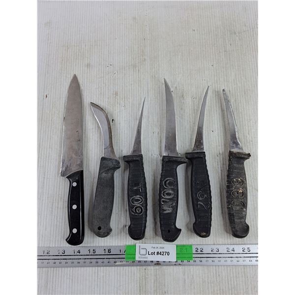 Assorted Butchers Knives
