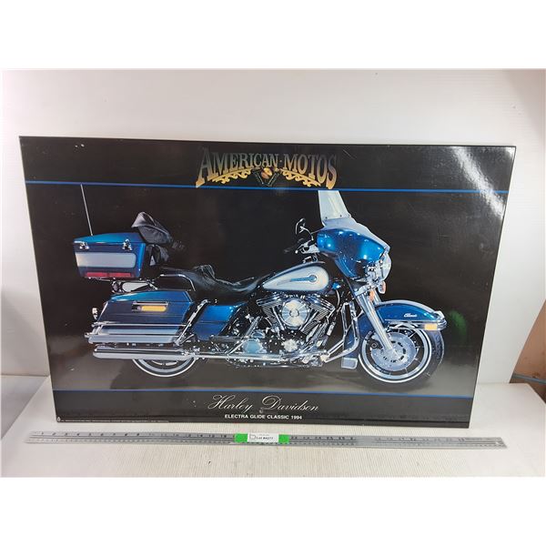*Harley Davidson Wall Plaque 36" x 24" PICKUP ONLY