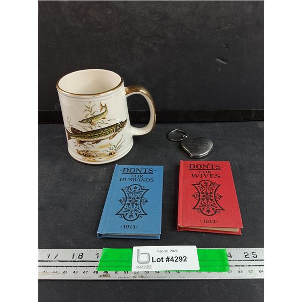 Royal Winston Ceramic Mug, Picture Pendant, Don'ts For Husbands & Wives Booklets