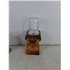 Image 2 : Wooden Candy Dispenser, Picture Frame, (2) Ear Buds- As Is