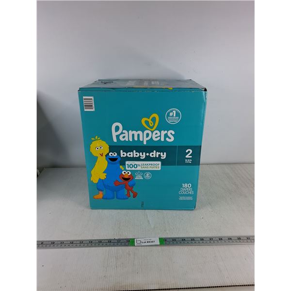 Box of Baby Pampers- Sealed