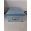 Image 4 : Various Napkins & Various Candle Sticks & Blue Storage Boxes