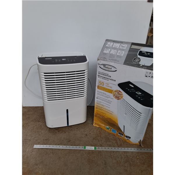 *Whirlpool Dehumidifier- Low Temperatures, 2 Speed,On Wheels, Powers On - Cannot Ship