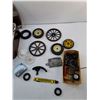 Image 2 : 11" Storage Tin & Toy Tires