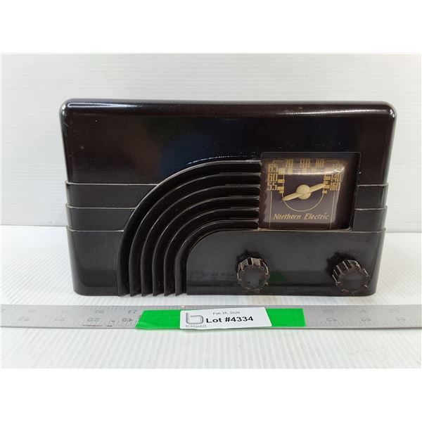 Vintage Northern Electric Radio- As Is