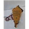 Image 3 : Plastic Wall Lantern with Christmas Bulb- Powers On