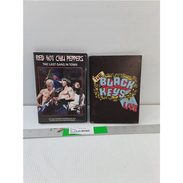 Red Hot Chili Peppers & The Black Keys DVDs