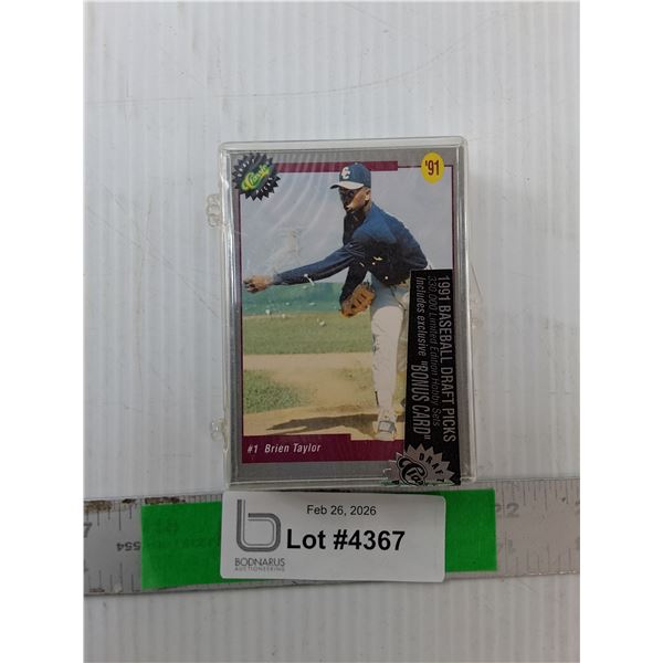 Classics 1991 Baseball Draft Picks Cards- Sealed - Cannot Authenticate