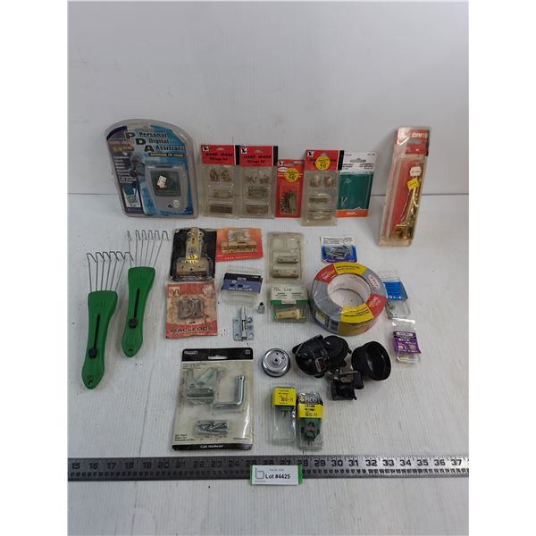 Assorted New & Used Hardware, Duct Tape, Misc.