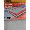 Image 2 : (4) NIB Auto Parts (Wix/Fram Air Filters & Corteco Timing Cover Set)