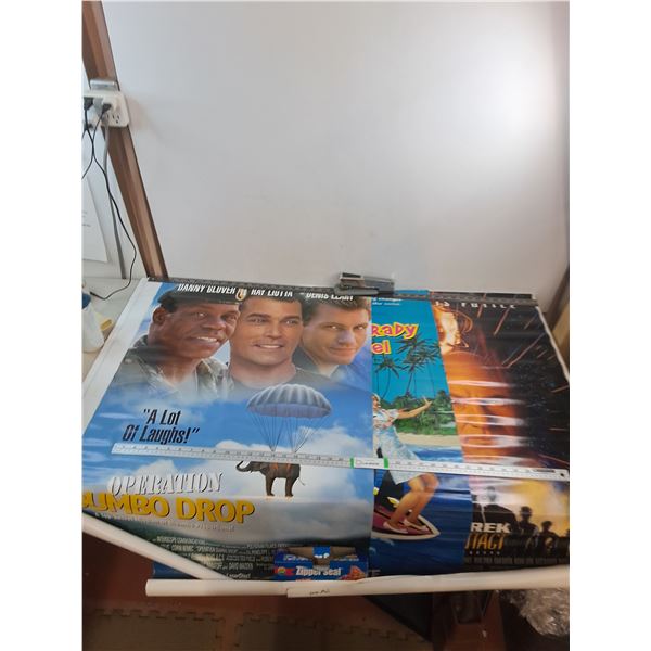 (3) Movie Posters - 27" x 39" (Star Trek - First Contact, Operation Dumbo Drop, A Very Brady Sequel)