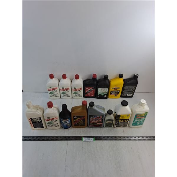 (15) Full & Partial Auto Oils & Fluids - Cannot Ship
