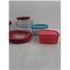 Image 3 : Assorted Round & Square Glass Food Storage Containers w/Lids