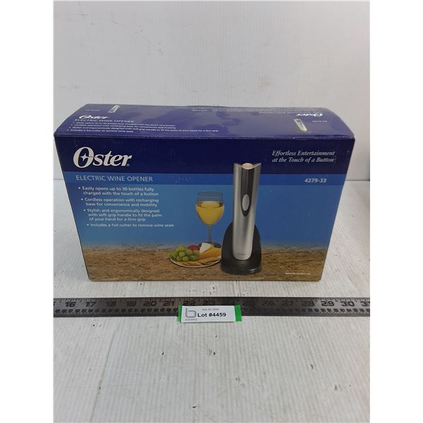NIB Oster Electric Wine Opener