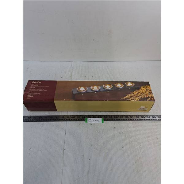 NIB nexxt Shinto Tabletop 5-Candle Tabletop Display