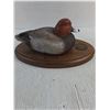 Image 3 : Ducks Unlimited Ornamental Hand-Made Duck on Wood Platform