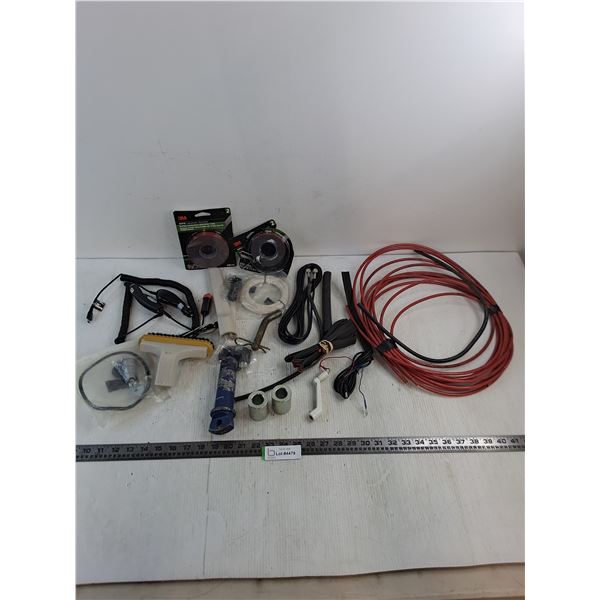 Assorted Mechanical Components, Adaptors, Weather Stripping, Misc.
