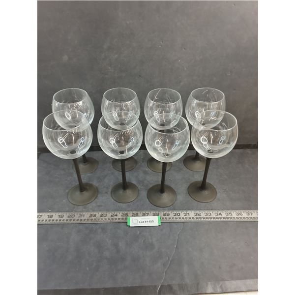 Set of 8 Long Stem Wine Glasses - PICK UP
