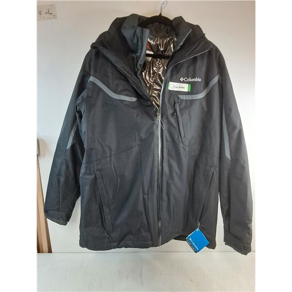 *Brand New Columbia 2 Layer Men's Winter Parka with Zip-out Lining-Size Large