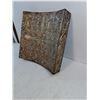 Image 3 : (1) Gold Tone Metal Design Wall Decor:13.75"x14.25"