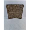 Image 4 : (1) Gold Tone Metal Design Wall Decor:13.75"x14.25"