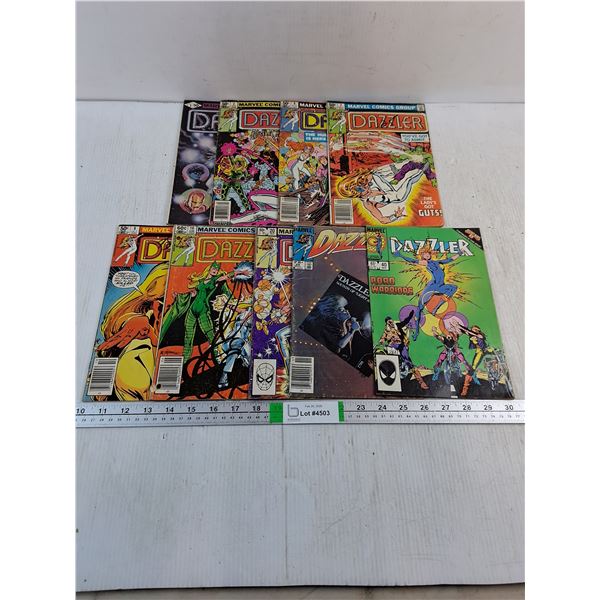 (9) Various Editions of "Dazzler" Comic Book