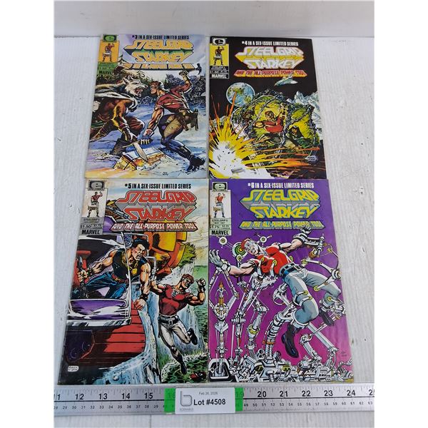 (4) Editions of "Steelgrip Starkey" #3 to #6