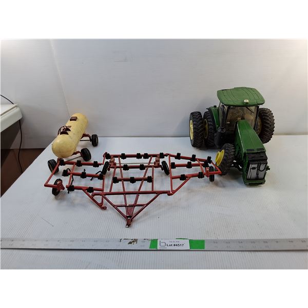 Model Tractor, Plow & Tank Trailer- As Is - PICK UP