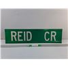 Image 1 : Metal Reid Cr. Sign 24" x 6.25" - PICK UP