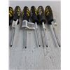 Image 2 : (10) Westward Screwdrivers and  10" Adjustable Plier