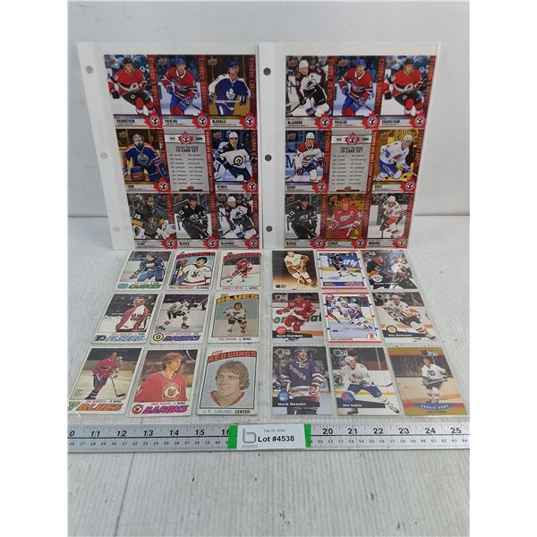 (36) Assorted Hockey Cards-Various Players and Years- Cannot Authenticate