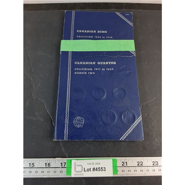 Uni-Safe Coin Books-Canada 25 and 10 Cent-Used