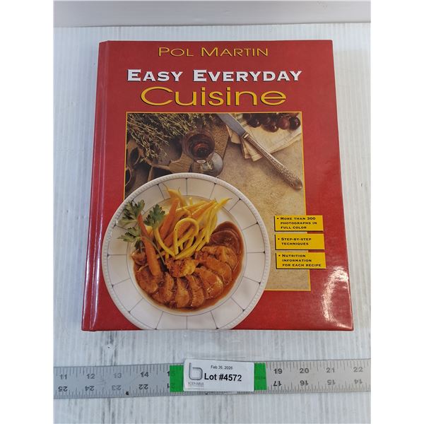 (1) Book - Pol Martin Cookbook