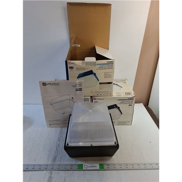 (3) Outdoor Canopy Lights - PICK UP