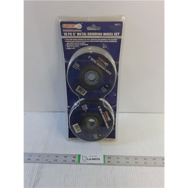 Grinder Wheels - 5" - Qty 10