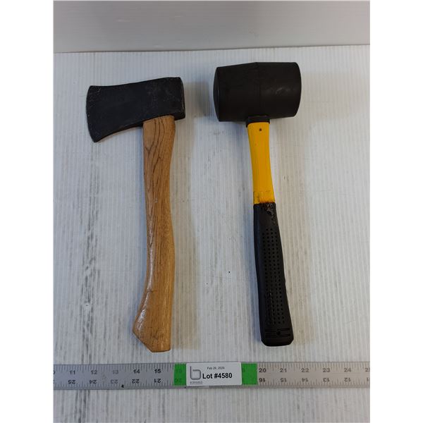(2) Hatchet/ Rubber Hammer