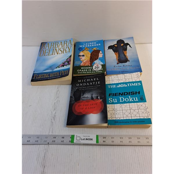 (5) Books-Assorted Title/ Author