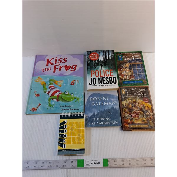 (6) Books- Assorted Title/Author