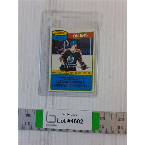 Hockey Card- Wayne Gretzky- 1979-80- O-Pee-Chee - Cannot Authenticate