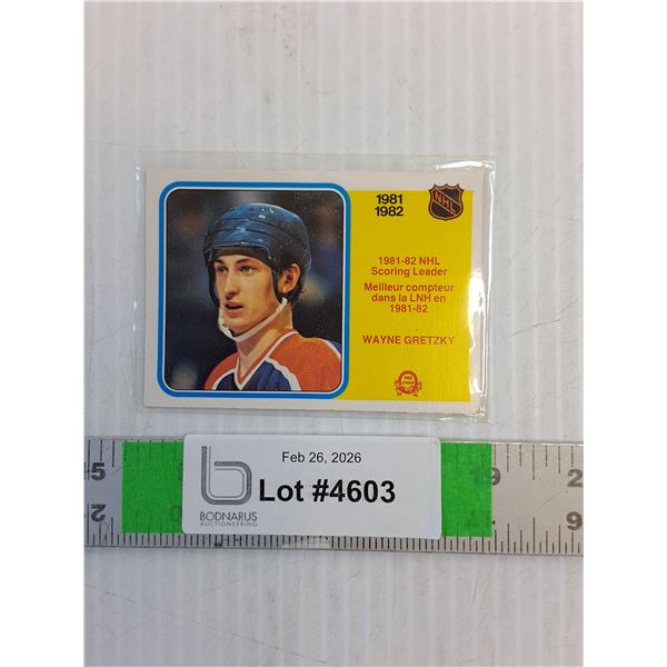 Hockey Card- Wayne Gretzky- 1981-82- O-Pee-Chee - Cannot Authenticate