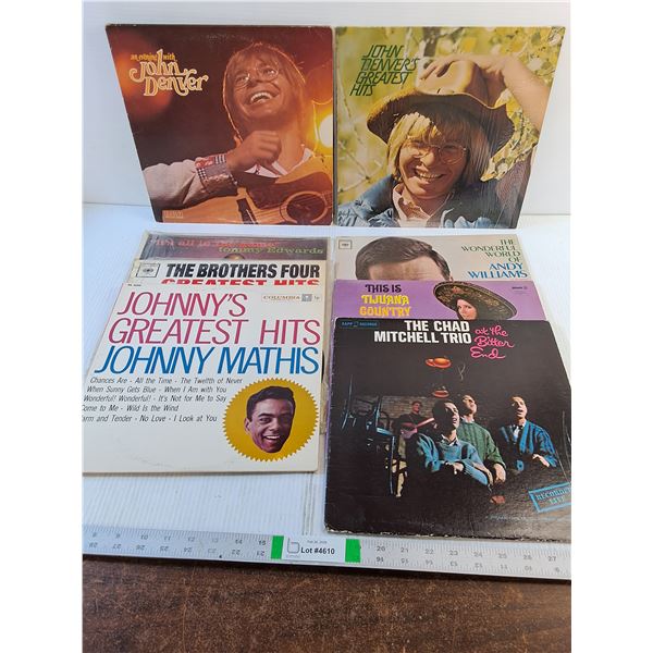 (8) Vinyl Records- Assorted Title- Mathis, Denver, Edwards