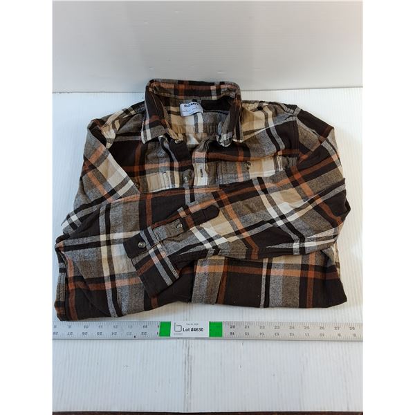 Old Navy Flannel Shirt, Buffalo Sweater - Large