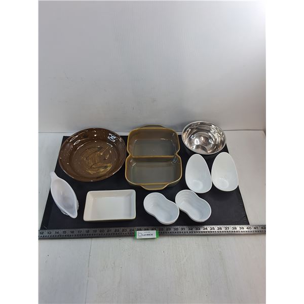 Assorted Ceramic Food Service Dishes, Mixing Bowl