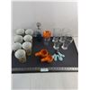 Image 1 : Assorted Drinking Glasses, Corona Travel Bottle, Kitchen Measure Utensils